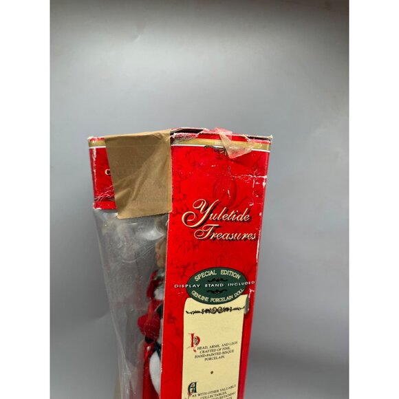 Yuletide treasures genuine porcelain doll Anna 1996 special edition holly READ - Picture 5 of 8